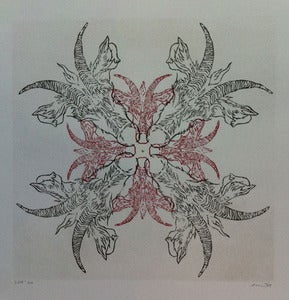 Image of Lust Lino Print
