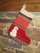 Image of Snow Fella Striped Stocking