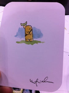 Image of original CUSTOM 3" x 4" mini-painting