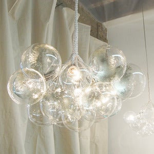 Image of 12k White Gold X-Large Bubble Chandelier