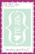 Image of Love To Sew ~ Car Decal (Winter White)