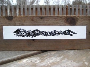 Image of Montana Letters: Waterproof Sticker