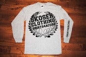 Image of .grey.longsleeve.varsity.