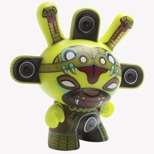 Image of Shadow Serpent Dunny 8-Inch Green Edition by Marka 27