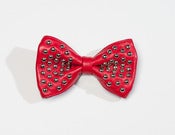 Image of Christopher Chaun "Moto Rouge" Studded Bow Tie 