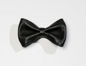 Image of Christopher Chaun "Pigalle" Classic Leather Bow Tie 