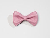 Image of Christopher Chaun "Pigalle Rose" Classic Leather Bow Tie 