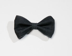 Image of Christopher Chaun "Chelsea" Raw Denim Bow Tie 