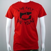 Image of LIVE FAST DIE YOUNG FAST FOOD T-SHIRT