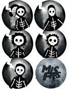 Image of BBC Misfits Button Badges