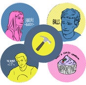 Image of Doctor Horrible Button Badges