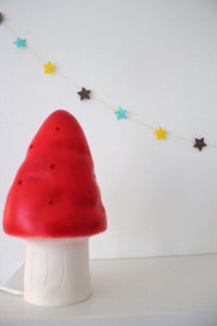Image of Lampe veilleuse champignon rouge