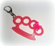 Image of Resin Brass Knuckle Keychains