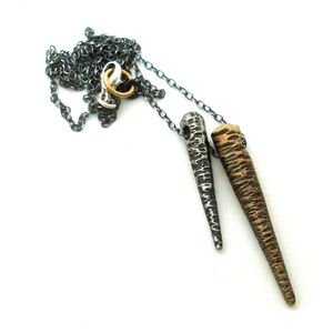 Image of Double Spike Neckalce