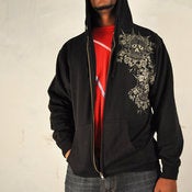 Image of Happy to be Dead Zip Up Hoodie