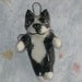 Image of Boston Terrier Angel Ornament