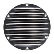 Image of Derby Cover Black-6 Hole-Sportster