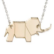 Image of Cyrus Gold Elephant Necklace