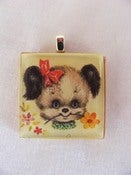 Image of More wooden pendant