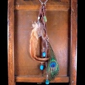 Image of Leather & Feather Necklace