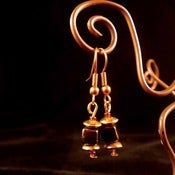 Image of Metal Bead Earrings