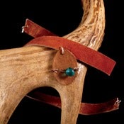 Image of Choker w/hammered pendant