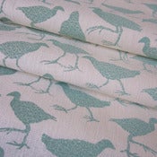 Image of Waterhen - Ocean on hemp/organic cotton