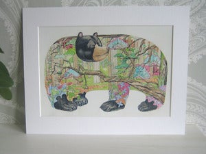Image of Bear In the Forest - print