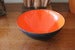 Image of Vintage red enameled 'Krenit' bowl by Herbert Krenchel for Torben Orskov (Den) c1950/60