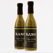 Image of Roasted Three-Pepper Tomatillo Hot Sauce 