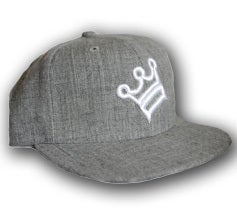 Image of Kingdom "Puffy Crown" Fitted Hat - Denim Gray