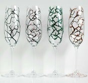 Image of The Four Seasons Champagne Flutes-4 Piece Collection