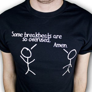 Image of "Some Breakbeats Are So Overused" "Amen" T-Shirt