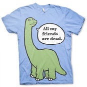 Image of NEW! All My Friends Are Dead Baby Blue Shirt