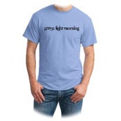 Image of Green Light Morning T-shirt Light Blue