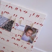 Image of Pegboard - Red Laundry Birds