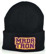Image of Beanie blk/gld/purp