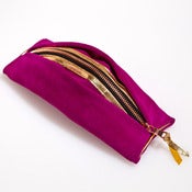 Image of MINI NECESSAIRE -Fuchsia & Gold