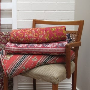 Image of Pinky Red Vintage Throw