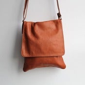 Image of martha leather bag - tan