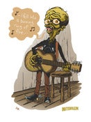 Image of Gwillum sings C&W pop art print