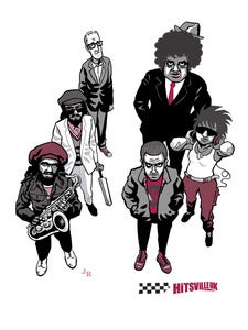 Image of The Dreadnoughts pop art print
