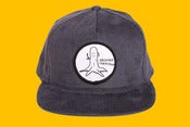 Image of Orchard Snapback Hat - Ol' Stumpy - Storm Grey Corduroy