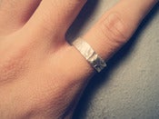 Image of Reticulated and Textured Silver Ring