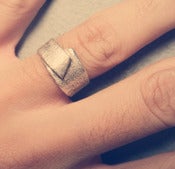 Image of Reticulated Silver Ring Resizable