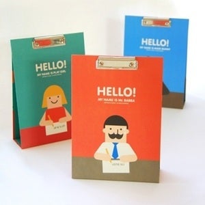 Image of Standing clip board