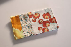 Image of Protège chéquier "blanc orange"