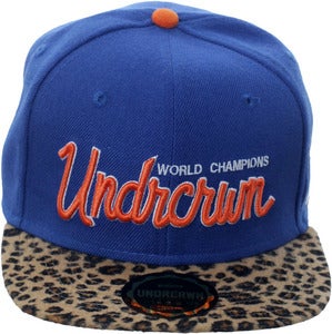 Image of UNDRCRWN "THE CLYDE" SNAPBACK | ROYAL / LEOPARD