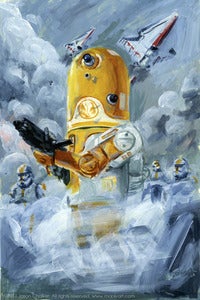 Image of R5-A3 Reconnaissance Droid Painting