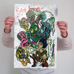 Marc M. with Characters Mini-Poster